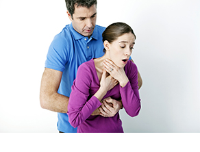 Choking is the foreign body obstruction in the windpipe or trachea.